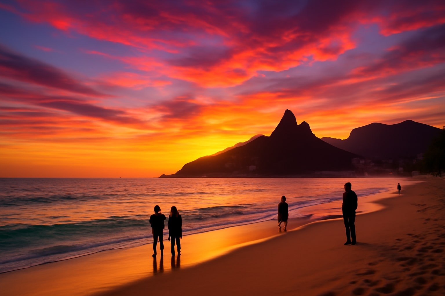 A Brazilian Beach Sunset That Changed My Perspective