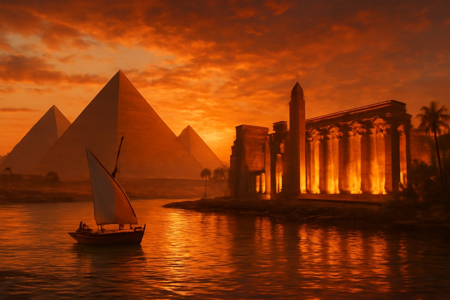 Ancient Egypt’s Most Beautiful Sunset Viewing Sites