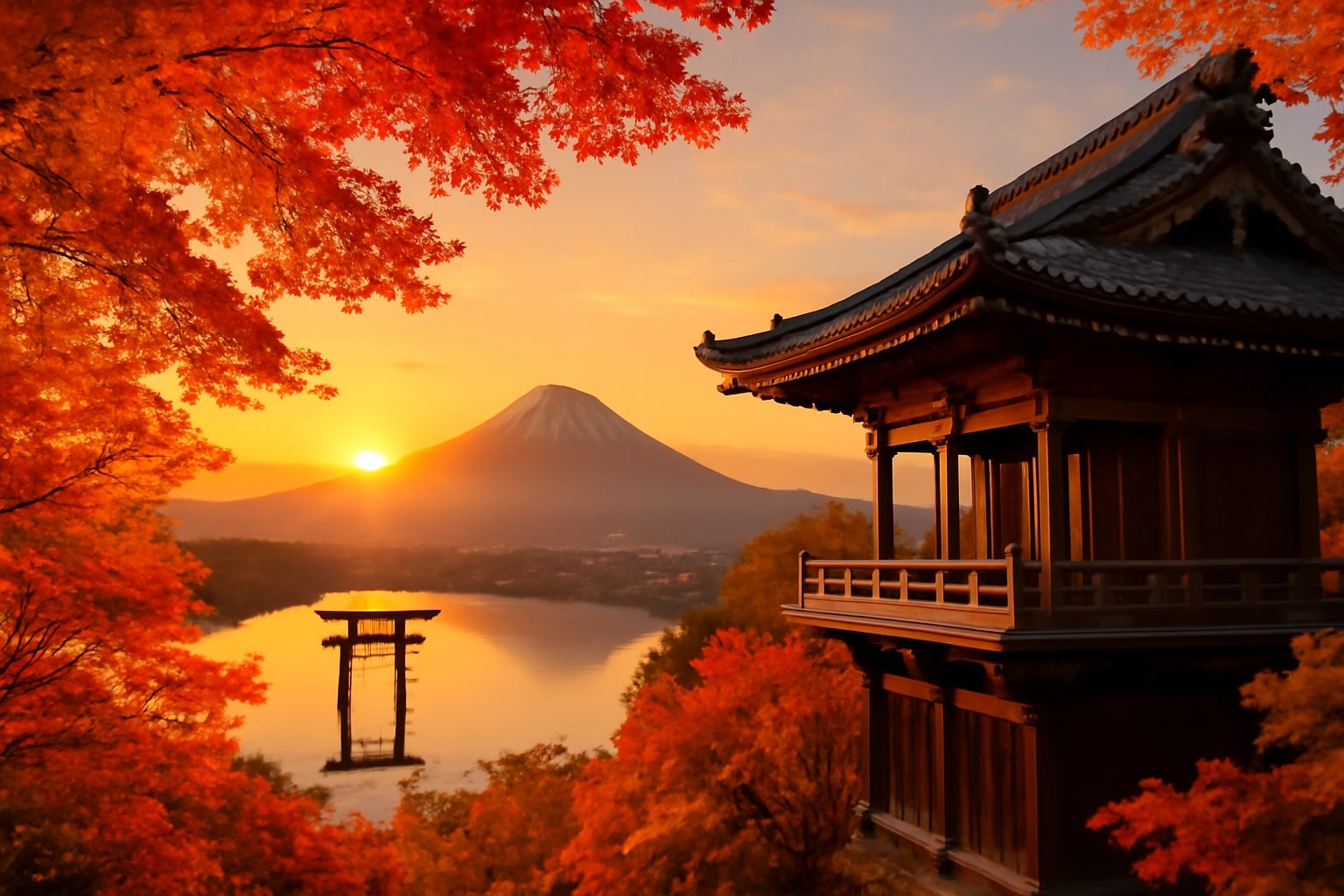Autumn Sunsets in Japan: Where to See the Sky and Leaves Glow