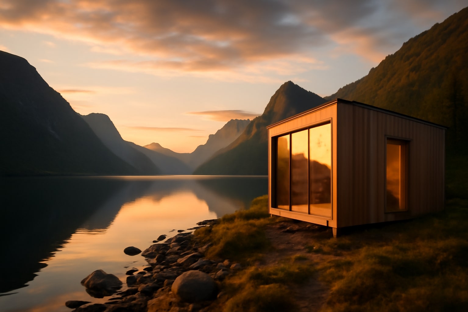 Remote Sunrise Lodges in Norway for the Ultimate Escape