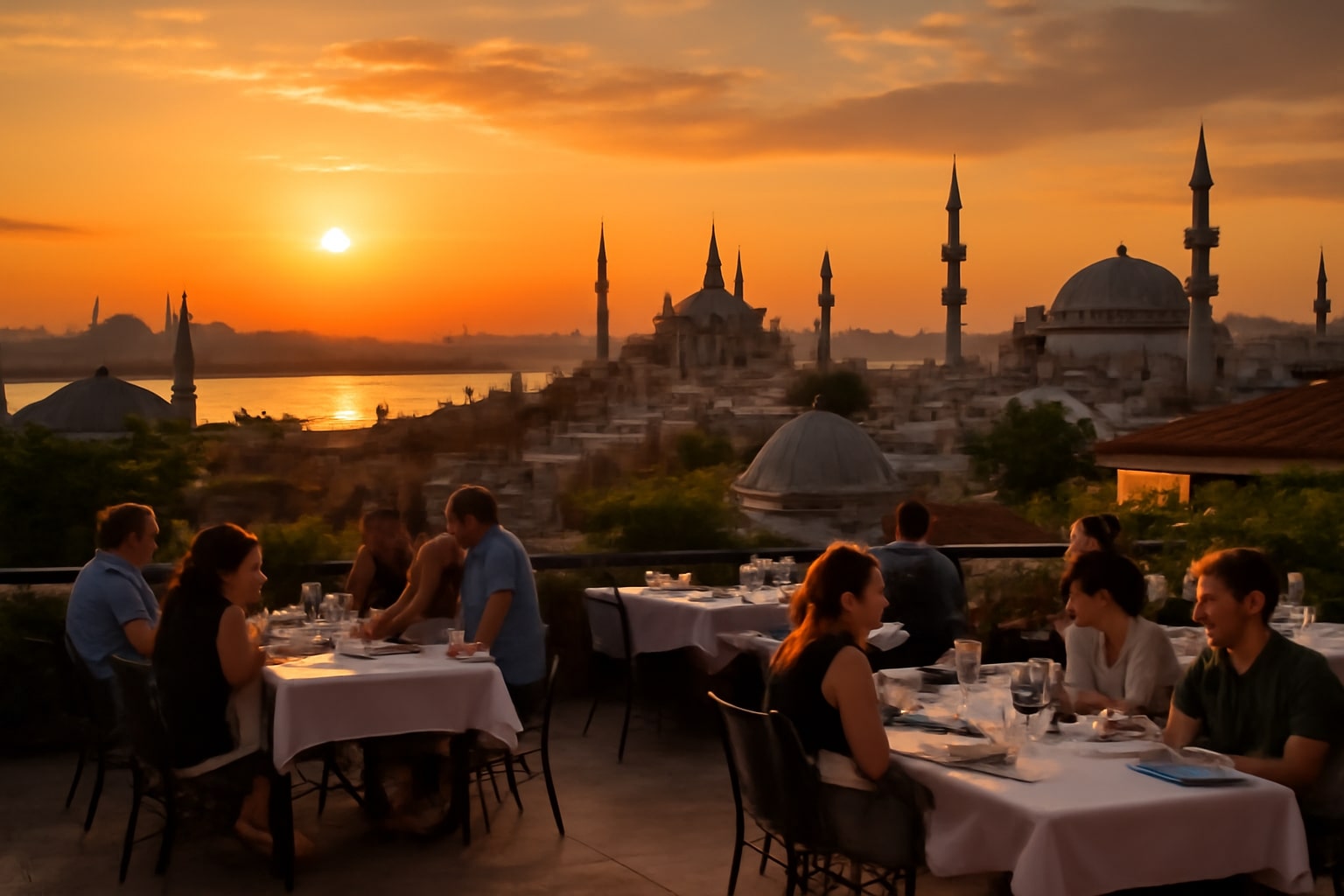 Rooftop Restaurants in Turkey with Magical Sunset Backdrops