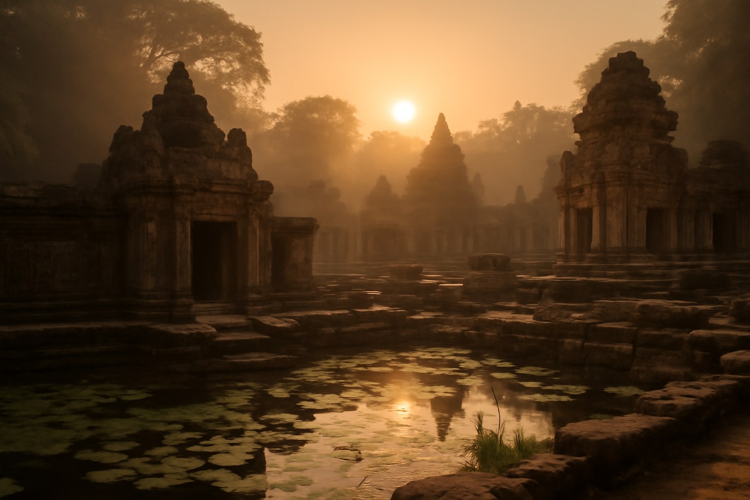Sunrise at the Temples of Cambodia: A Journey Through Time