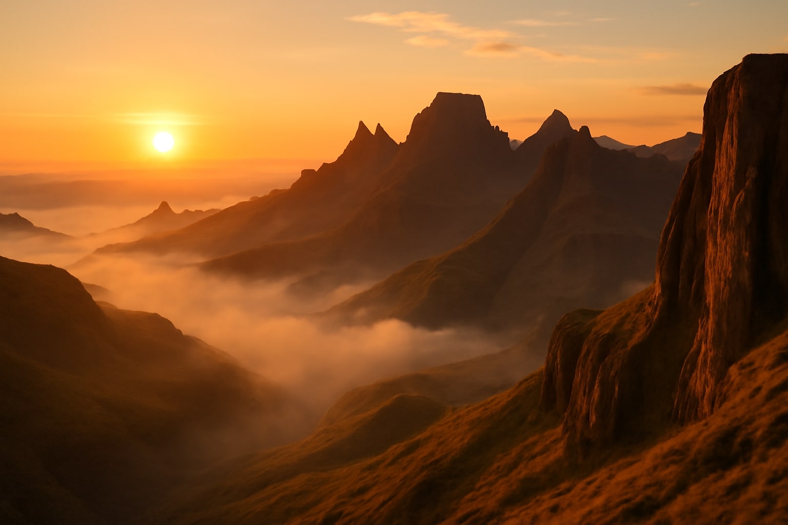 What I Learned Watching Sunrise in South Africa’s Drakensberg